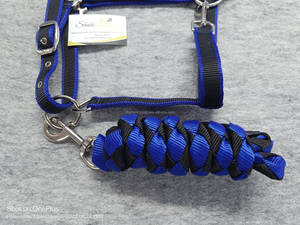 Vente en gros de licol de course équestre réglable en nylon de qualité supérieure laisse de cheval de 2 mètres personnalisée OEM/ODM - Product Image 5