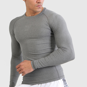 Rashguard à manches longues de qualité supérieure, design élégant, antibactérien, durable, respirant, séchage rapide, compression, en vente. - Product Image 4