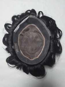 Perruque toupet en cheveux humains mono de qualité supérieure, origine Taz Hair Autriche, style Bangladesh, avec des ondulations naturelles et profondes - Product Image 3