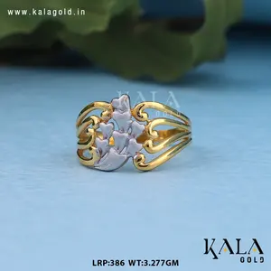 Bague religieuse tendance en or massif 18 carats pour couples, finition polie élégante, cadeau idéal pour mariage, fiançailles, fête, anniversaire ou usage quotidien - Product Image 3