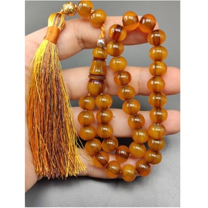 Tasbih de Resina Hecho a Mano para la Oración Musulmana, Cuentas Religiosas Tradicionales - Product Image 1