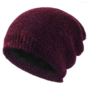 Factory Price Plain Custom Logo Beanie Hat Men's Winters Hats Warm Knitted Beanies Warm Hats Women Men Checkered Pattern - Product Image 5