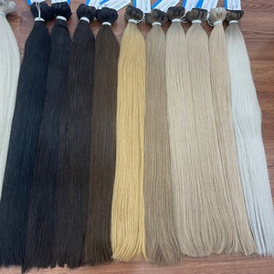 TOP HAIR VENDOR Extensions de cheveux tissées à la machine, toutes couleurs, Cheveux humains du Vietnam, sans perte ni nœuds - Product Image 3