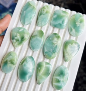 Piedras Sueltas de Hemimorfita Azul de Calidad AAA, Cabujones de Formas Mixtas para Joyería, Precio al por Mayor, ASHU GEMS, Terceros - Product Image 2