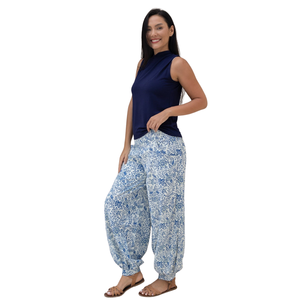 Printed Wide Leg <b>Pants</b> for Women with Comfortable Casual <b>Summer</b> Style - Product Image 4