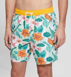 Shorts de bain de haute qualité, prix de gros, imprimés, 100% polyester, matière épaisse, OEM personnalisé, cordon en maille respirant - Product Image 2