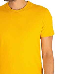 Men's Summer Short Sleeve T-<b>Shirts</b> <b>100</b>% <b>Polyester</b> Loose Fit Casual Breathable Quick Dry Anti-Pilling O-Neck Front Logo - Product Image 5