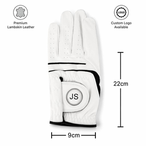 Vente flash - Gants de golf en cuir de cabretta 100% 3A d'Indonésie, doux, respirants, antidérapants, en peau de mouton, sur mesure, en gros - Product Image 3