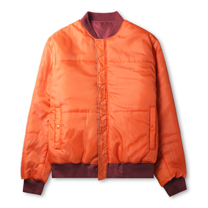 Urban Streetwear Fashion <b>Jackets</b> Custom Label Printed Logo Windproof <b>Zip</b> <b>Up</b> <b>Jacket</b> Plus Size Knitted Cuffs College Bomber <b>Jacket</b> - Product Image 6