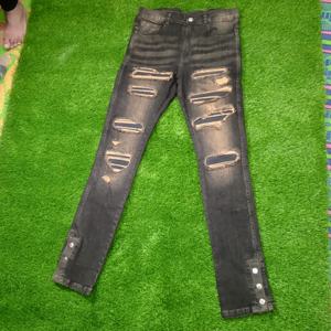 Nuevos Jeans Ajustados de Diseño Personalizado para Hombre, Pantalones Vaqueros de Mezclilla de Alta Calidad a Bajo Precio 2025 - Product Image 1