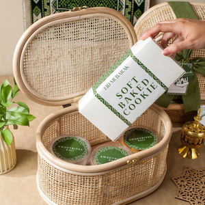 Caja de Regalo de Ratán Hecha a Mano para Ramadán y Eid Mubarak, Cesta de Regalo Tejida Premium con Tapa, OEM ODM Venta al por Mayor Vietnam - Product Image 5