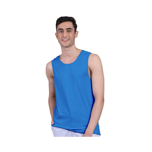 Camiseta sin mangas para hombre, tejido de punto suave al tacto para máxima comodidad durante el entrenamiento, entrenamientos deportivos, actividades al aire libre - Product Image 1