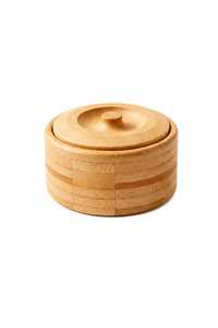 Classic Wooden <b>Storage</b> <b>Jar</b> with Wooden Lid 250mL Capacity <b>for</b> Spice <b>Storage</b>-Eco-Friendly & Durable - Product Image 5