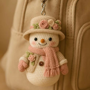 Adorable Muñeco de Peluche Amigurumi Hecho a Mano, Relleno de Algodón, con Hilo de Poliéster, para Todas las Edades - Product Image 1