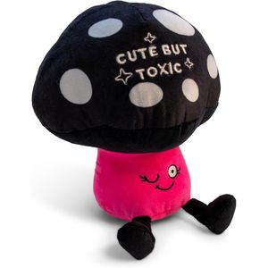 Ensemble cadeau de Noël mignon : Peluche champignon mignon, Peluche champignon toxique avec jeu de mots - Product Image 1