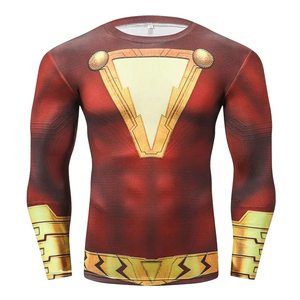 Custom Men Muscle Print <b>Compression</b> <b>Shirt</b> OEM Private Label Long Sleeve Gym Fitness Training Sportswear Supplier - Product Image 5