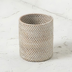 กล่องใส่ดินสอหวายสานมือ ราคาถูกที่สุด ตะกร้าใส่ปากกา ปากกามาร์คเกอร์ ตะกร้าใส่เครื่องเขียน อุปกรณ์จัดระเบียบโต๊ะทำงาน - Product Image 6