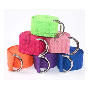 สายรัดข้อมือ Hi-Force ทำจากผ้าฝ้ายปลอดสารพิษ 100% พร้อมห่วงรูปตัว D สำหรับเสริมสร้างกล้ามเนื้อขา ออกกำลังกาย เพาะกาย ปรับขนาดได้ - Product Image 5