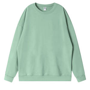 Sweat-shirt à col rond pour femme, sweat-shirt pull-over pour femme, 100% coton/fibre de bambou, respirant, polaire d'automne, personnalisable - Product Image 6