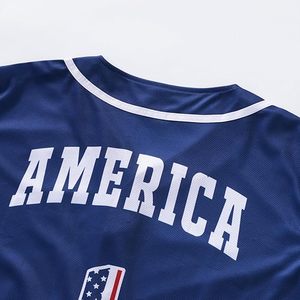 Camiseta de Béisbol Sublimada Transpirable de Alta Calidad, Personalizada con Impresión a Todo Color, Ropa Deportiva para Equipos de Adultos y Jóvenes - Product Image 6