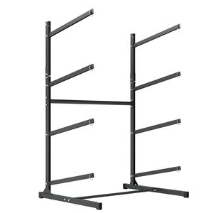 Rastrelliera per 4 kayak resistente, capacità 100 kg, autoportante per garage, capanno o molo, per interni ed esterni - Product Image 1