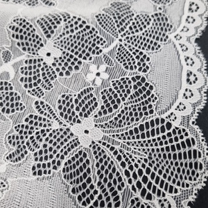 Floral Stretch <b>Lace</b> Fabric 20cm Lightweight Nylon Spandex <b>Elastic</b> Warp Knit Lingerie Bra Panties Dress Trim Apparel Customized - Product Image 5