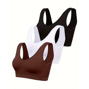 Top Selling Women's Sexy Sports Bra for Fitness Yoga High Support Breathable Gym Running Front Logo Quick Dry Wholesale Seamless - Product Image 6
