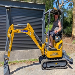 Mini excavadora usada de servicio pesado con motor diésel, equipo de movimiento de tierras, máquina compacta de construcción, mini excavadora en venta - Product Image 2