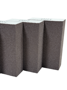 Wholesale High Quality Abrasive Sponge 100-220 Grit 4 Side Soft <b>Foam</b> Sanding <b>Block</b> Aluminum Oxide for Wood Furniture - Product Image 1