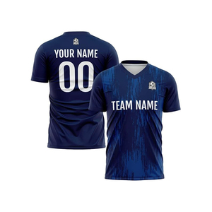 Custom Sublimated Unisex <b>Soccer</b> Jersey Shorts Set V-neck Short Sleeve 100% Polyester Moisture Wicking Elastic Waist Adult Team - Product Image 3