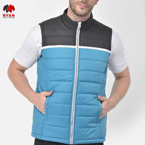 Gilets matelassés Ryan Pro Gear pour hommes, design personnalisé, rembourrage en polyester, tissu confortable avec logo personnalisé, col montant - Product Image 5