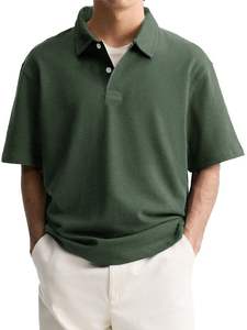 Polo de Diseño Sólido y Resistente para Hombre, Colección de Verano, Polo Básico Importado, Polo Liso en Tallas Grandes, Venta al Por Mayor - Product Image 3