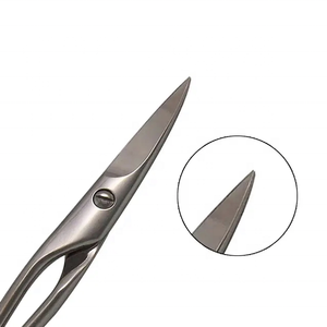 Tijeras profesionales rusas para uñas de acero inoxidable, hoja curva afilada, cuidado Personal con buena calidad, novedad - Product Image 5