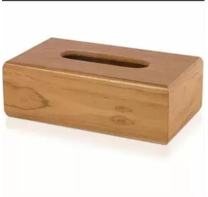 Elegant Handmade Wooden Square <b>Cube</b> Tissue Dispenser & Napkin Holder for Home and Office <b>Table</b> Use - Product Image 2
