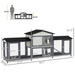 Recinto per Piccoli Animali, Gabbia Personalizzabile e Resistente per Cani, Struttura in Alluminio per Uso Esterno - Conigli, Polli e Altri Animali Domestici - Product Image 3