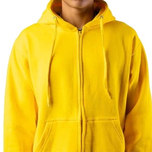 Sweats à capuche personnalisés pour hommes de haute qualité avec fermeture éclair, 100% coton, polaire surdimensionné pour l'hiver, poids lourd, couleurs et logo personnalisables - Product Image 6