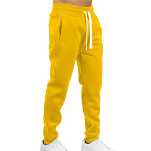 Pantalon de jogging en coton rouge uni pour homme, taille à cordon, décontracté, pour e-sport, adulte - Product Image 6