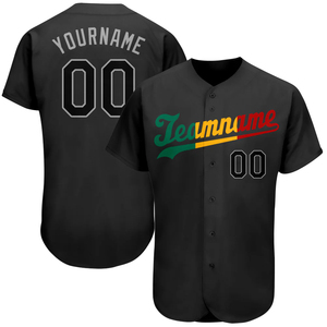 เสื้อเบสบอลสีตัดกันแบบไม่สมมาตร ดีไซน์เฉพาะตัว สั่งทำพิเศษด้วยเทคนิค Sublimation สีดำและสีขาว พร้อมแถบสีทอง - Product Image 5