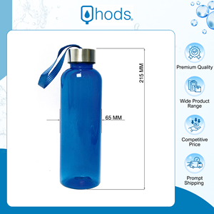 Botella de Agua Tritan de Calidad Superior, Resistente a Impactos y Ligera, con Capacidad de 500 ml, Libre de Bisfenol-A, con Tapa - Product Image 3