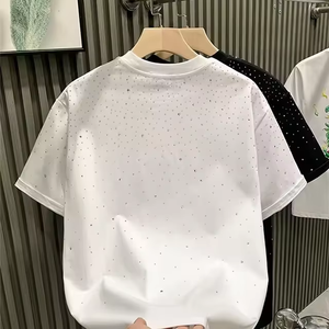 Camisetas de Primera Calidad con Pedrería, Personalizables con su Marca, de Algodón Suave para Hombre, Corte Regular, Estilo Urbano para Verano - Product Image 4