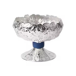 Top Selling Chocolate Bowl Gold Stainless Steel Rectangular Tray Lidded Dome <b>Jars</b> Floral Cutout Arabic <b>Sweet</b> Set Chocolate Bowl - Product Image 6