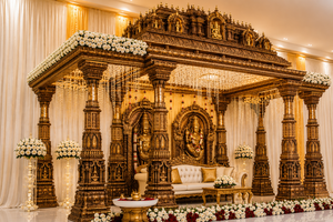 Mandap Kalyana à thème temple indien du sud de l'Inde pour mariages indiens, achetez un Mandapam Tamil Manavarai pour cérémonie de mariage aux États-Unis - Product Image 5