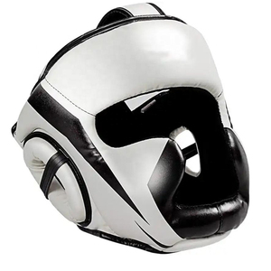 Casques de boxe en cuir PU pour l'entraînement et le sparring, équipement de protection pour les arts martiaux - Product Image 1