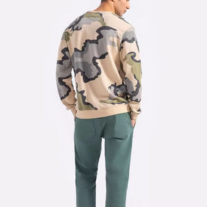 Sudadera con Capucha para Hombre, Diseño 2026, Estampado de Camuflaje, Estilo Urbano, Algodón Grueso, Informal, Relajada, OEM - Product Image 4