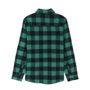 Chemise en flanelle 100% coton, coupe classique, unie, manches longues, séchage rapide, respirante, vêtements décontractés streetwear - Product Image 6