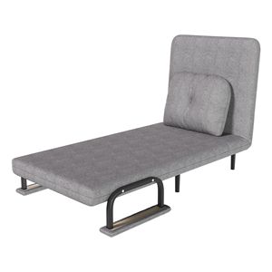 Divano Letto Convertibile 5-in-1 Pieghevole con Schienale Regolabile in 5 Posizioni e Cuscino, Salvaspazio per Soggiorno - Product Image 4