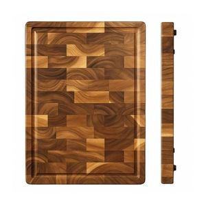 Planche à découper en bambou pur de qualité supérieure, idéale pour les dîners en famille, la préparation culinaire et comme plateau à pain sucré pour boulangerie. - Product Image 1