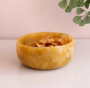 ชามสลัดผลไม้ LMB สีส้ม เรซิ่นขัดเงา ทันสมัย เป็นมิตรกับสิ่งแวดล้อม ทำด้วยมือ น้ำหนักเบา ปลอดภัยสำหรับเครื่องล้างจาน เหมาะสำหรับงานเลี้ยงที่บ้าน Uttar - Product Image 2