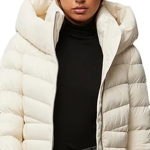Women's Long Winter Puffer <b>Jackets</b> with Hood Zipper Durable Waterproof Popular Style Puffer <b>Jackets</b> - Product Image 2