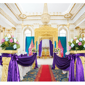 Mandap Dorado para Bodas Indias Jodha Akber, Mandap Moderno Portátil de Fibra de Vidrio para Eventos en Sídney - Product Image 1